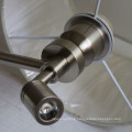 European Hotel Decorative Brushed Brass Bedside Wall Lamp